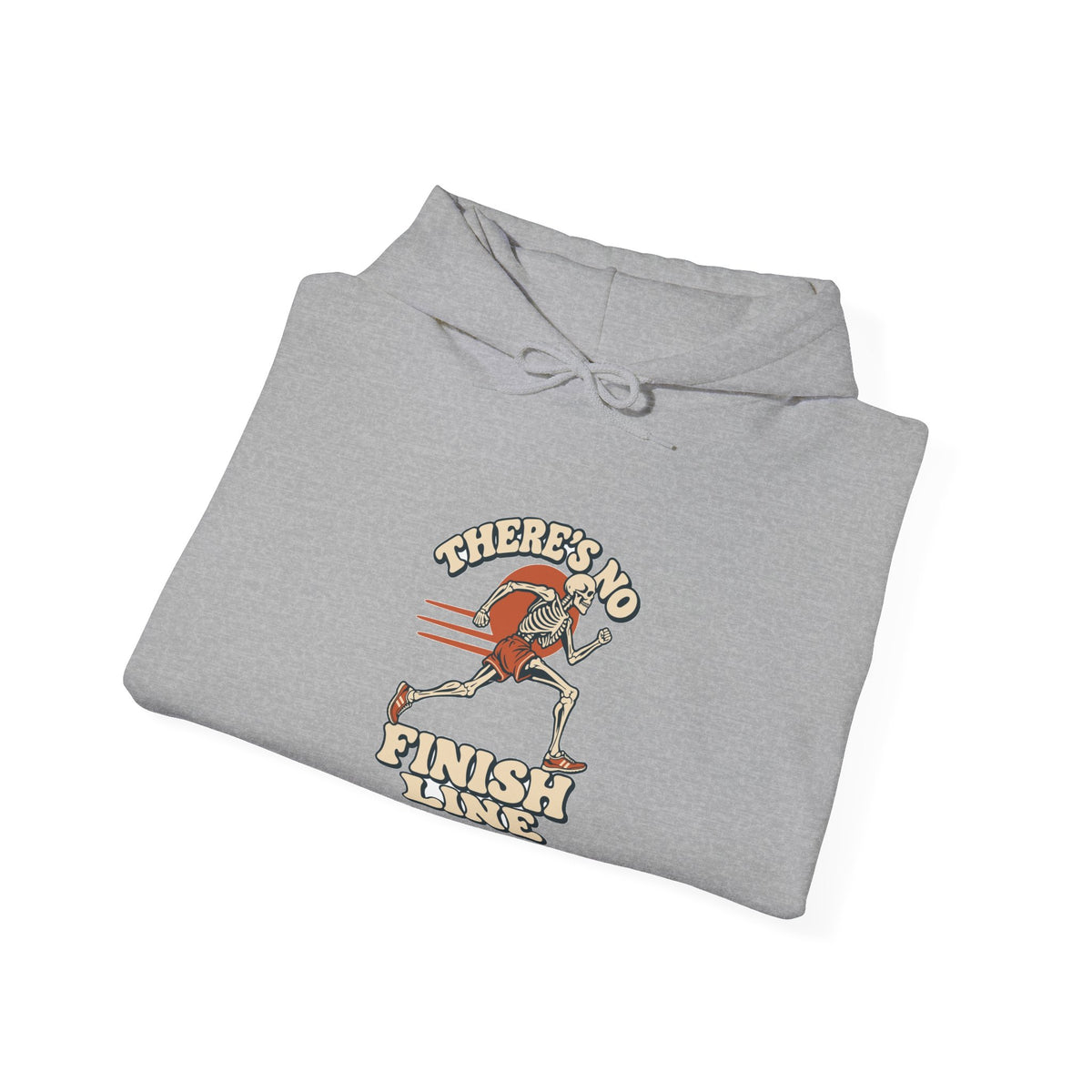 Hoodie course à pied rétro « Squelette »