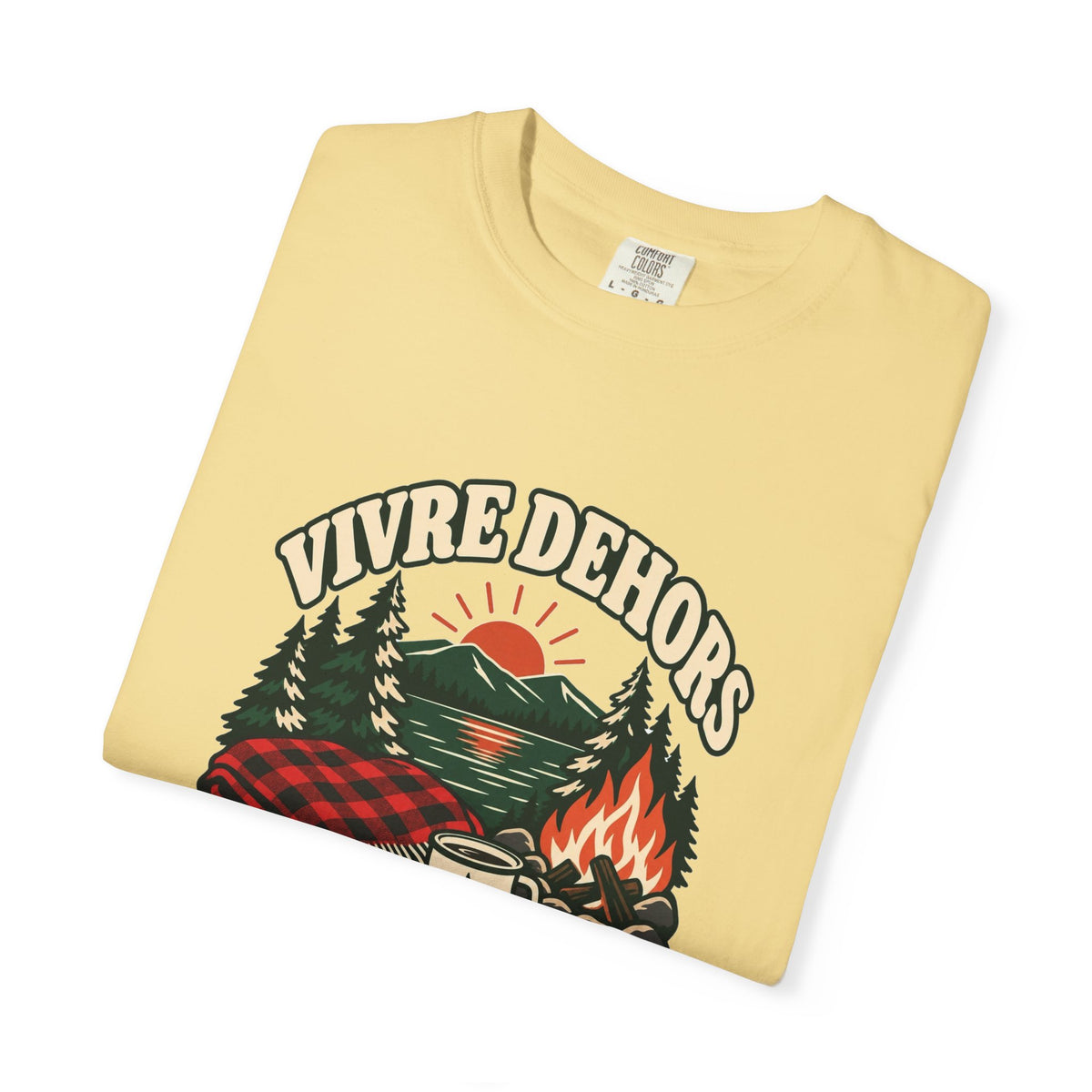 T-shirt plein air canadien « Vivre Dehors »