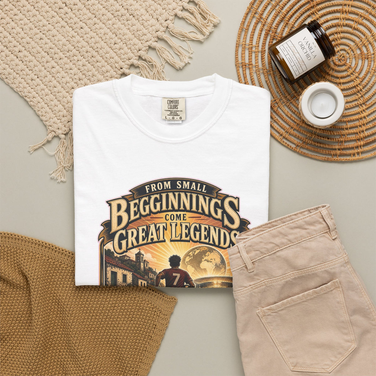 T-shirt soccer motivation « From Small Beginnings »