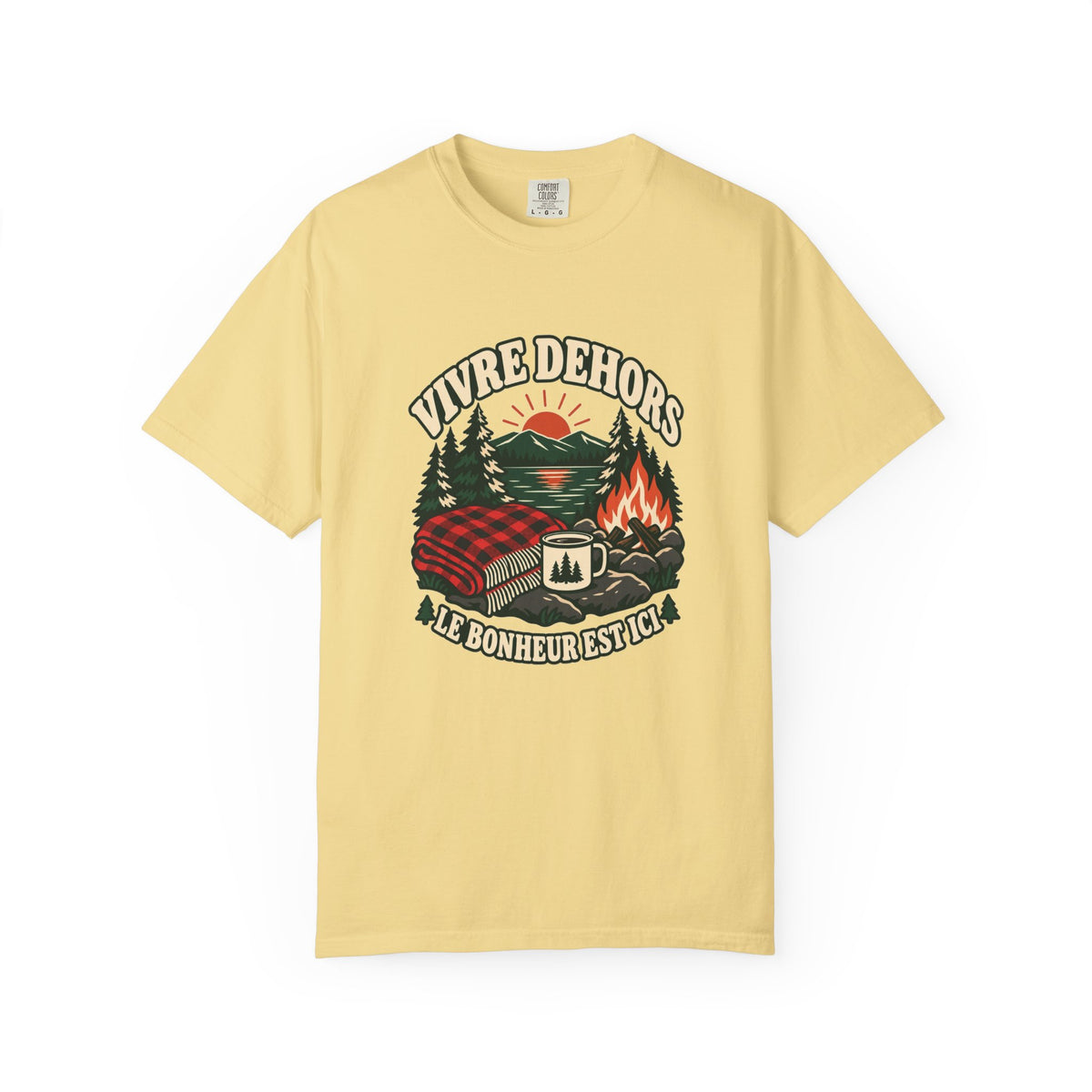 T-shirt plein air canadien « Vivre Dehors »