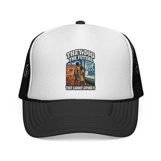 Casquette trucker « They Dig the Future »