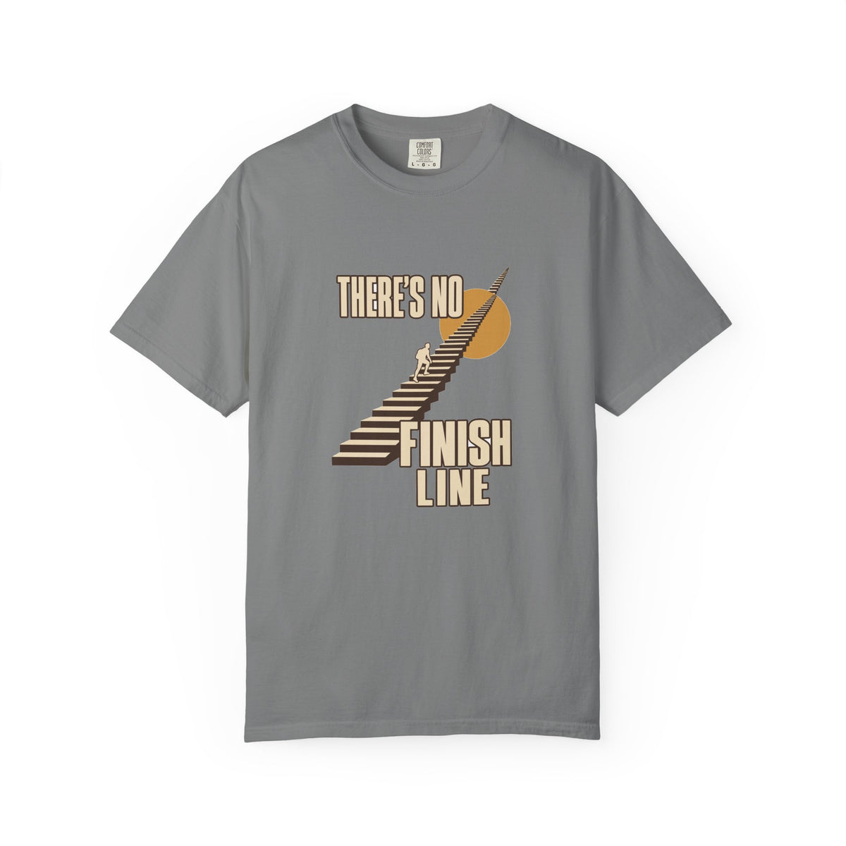 T-shirt course à pied rétro « Escalier »