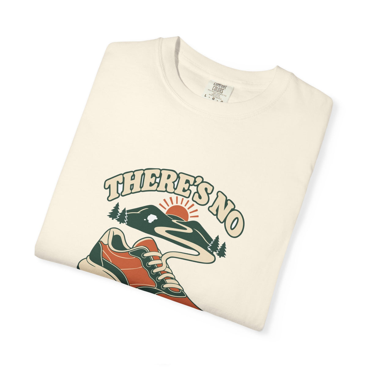 T-shirt course à pied rétro « Chaussure à Lacet »
