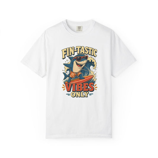 T-shirt rétro « Fin-tastic Vibes Only »