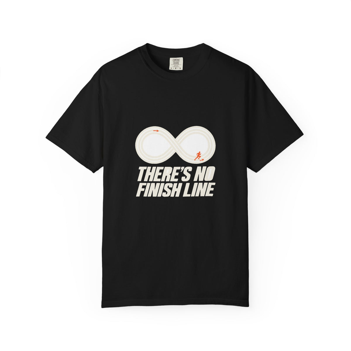 T-shirt course à pied rétro « Boucle Infinie »