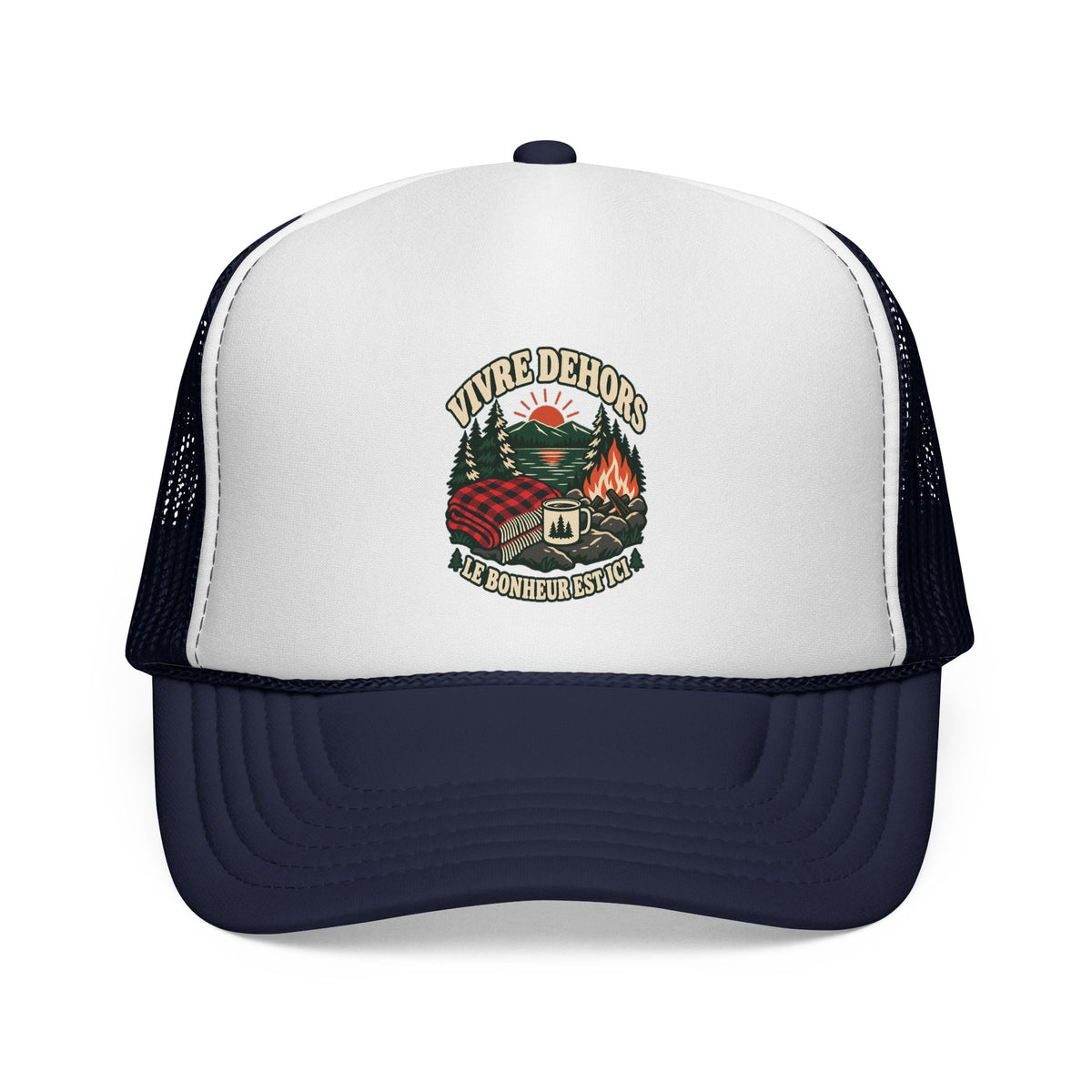 Casquette trucker plein air canadien « Vivre Dehors »