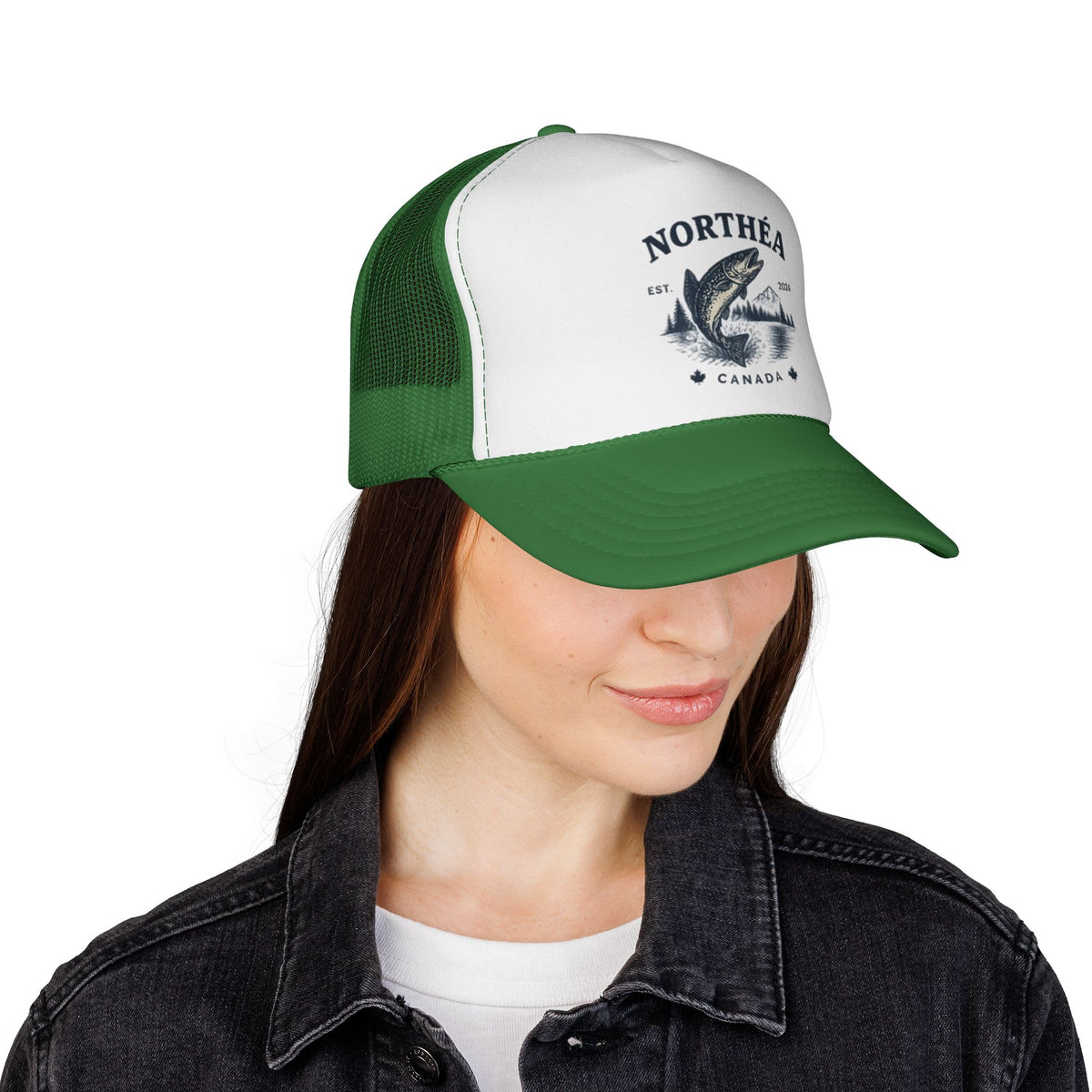 Casquette trucker canadienne « Truite »