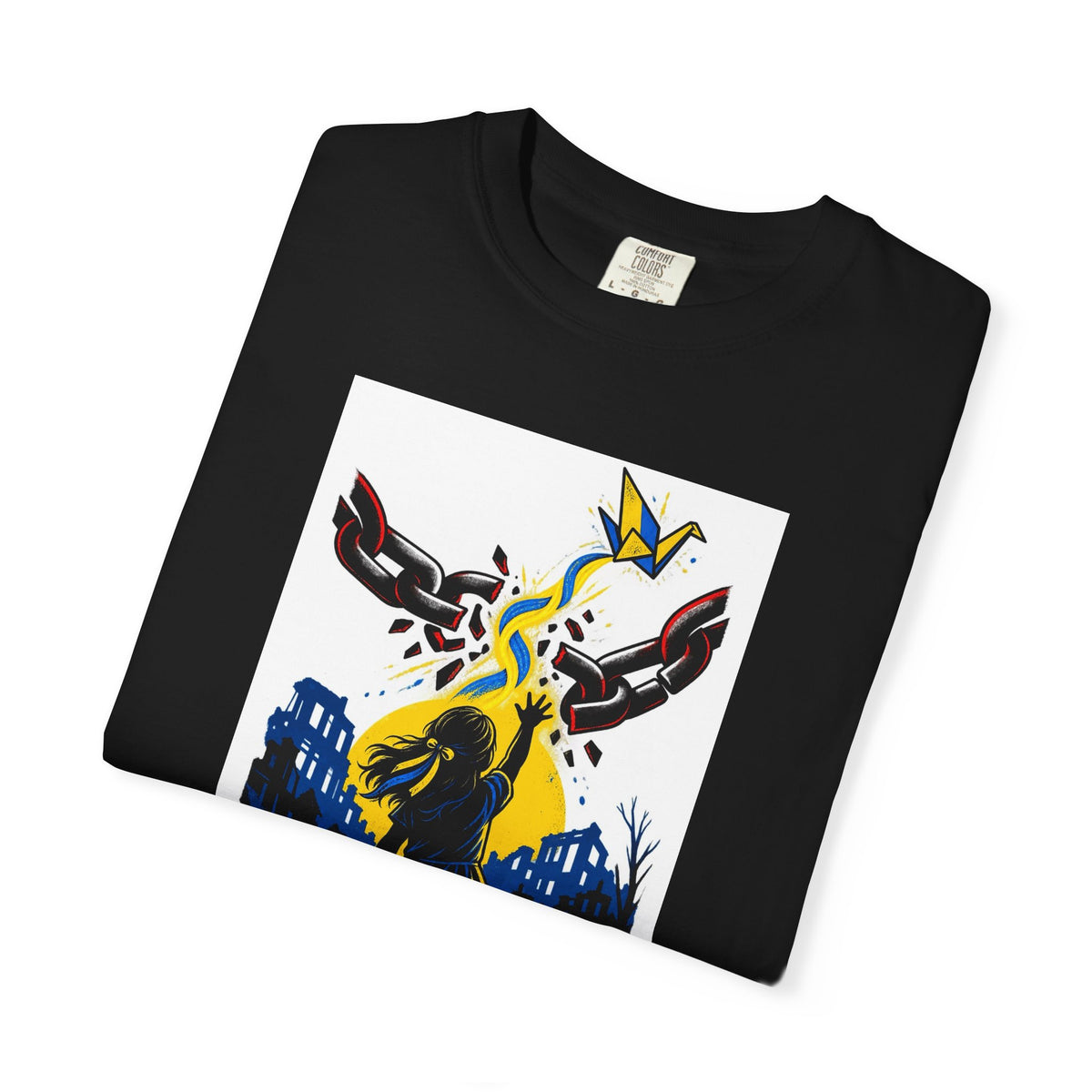T-shirt solidarité enfance « L'enfance n'est pas un butin »