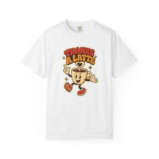 T-shirt rétro « Thanks a Latte »