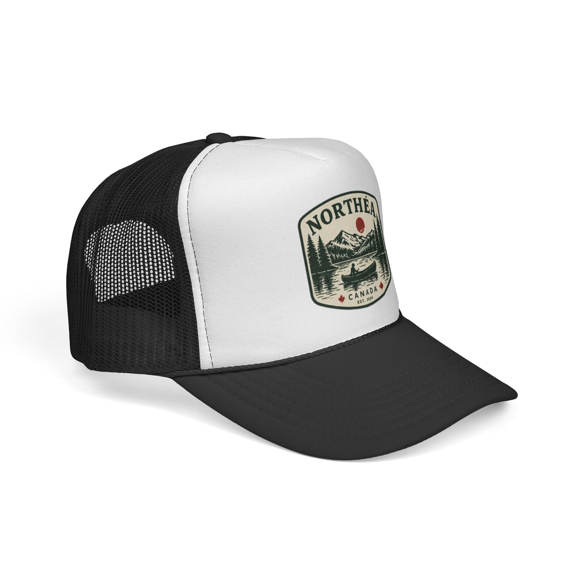 Casquette trucker canadienne « Lac et Canot »