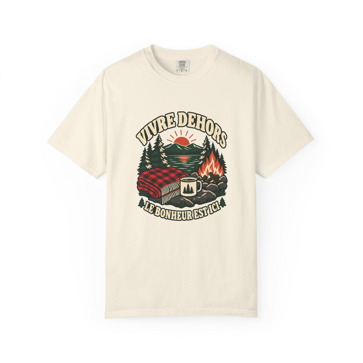 T-shirt plein air canadien « Vivre Dehors »