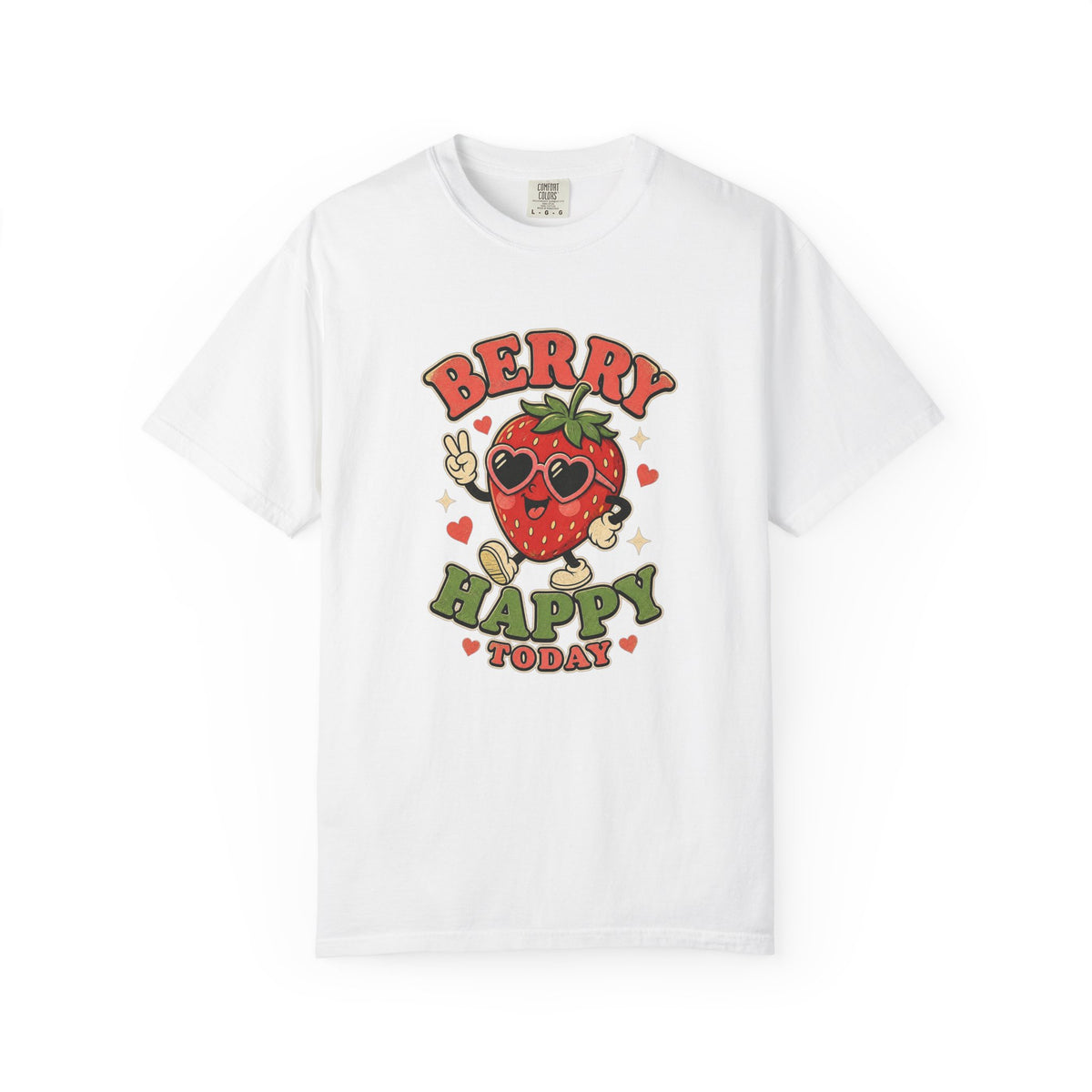 T-shirt rétro « Berry Happy Today »