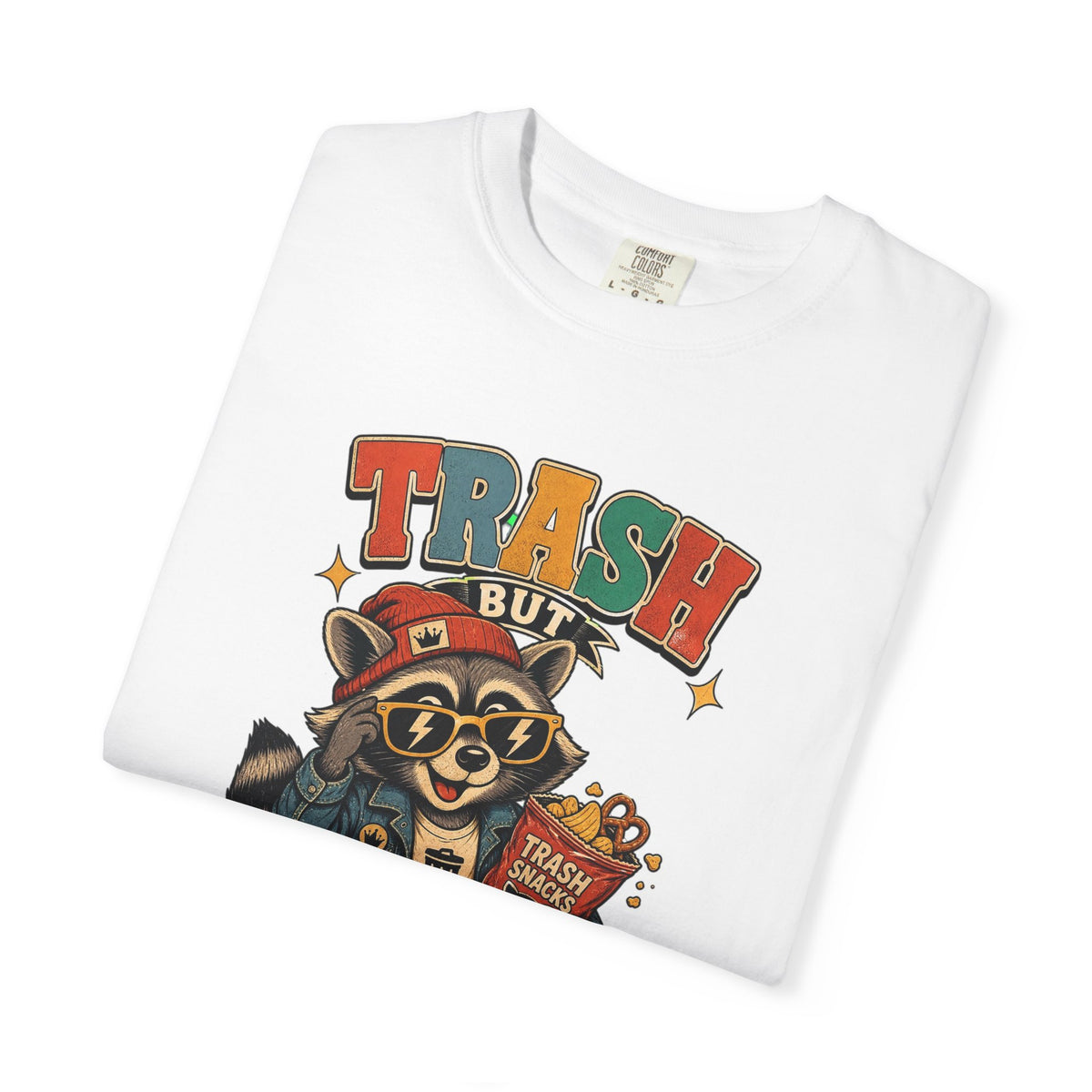 T-shirt rétro humour « Trash But Make It Fashion »
