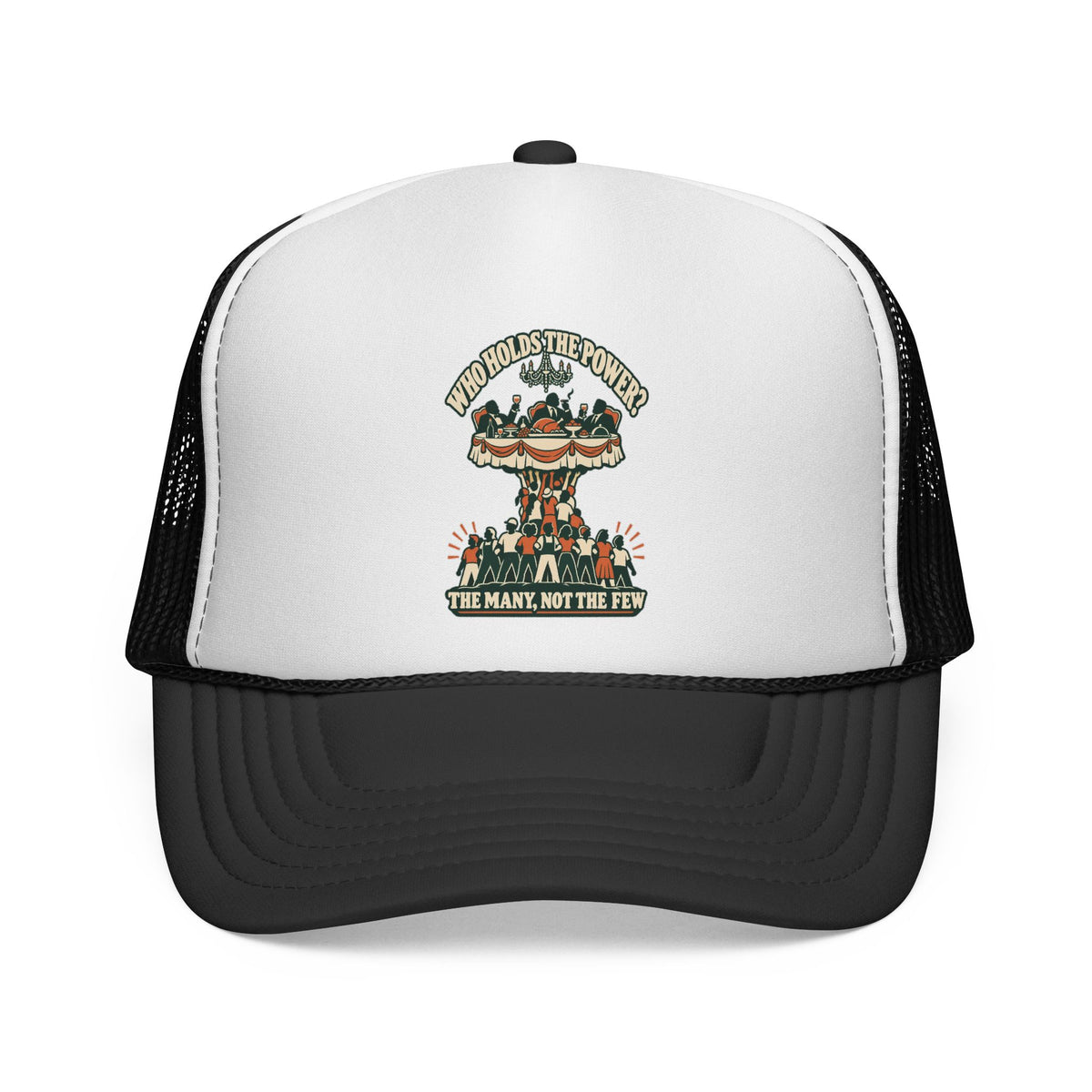 Casquette trucker « Who Holds the Power? »