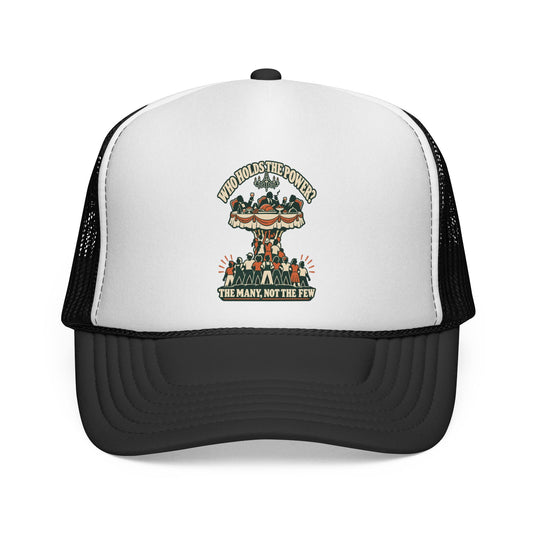 Casquette trucker « Who Holds the Power? »