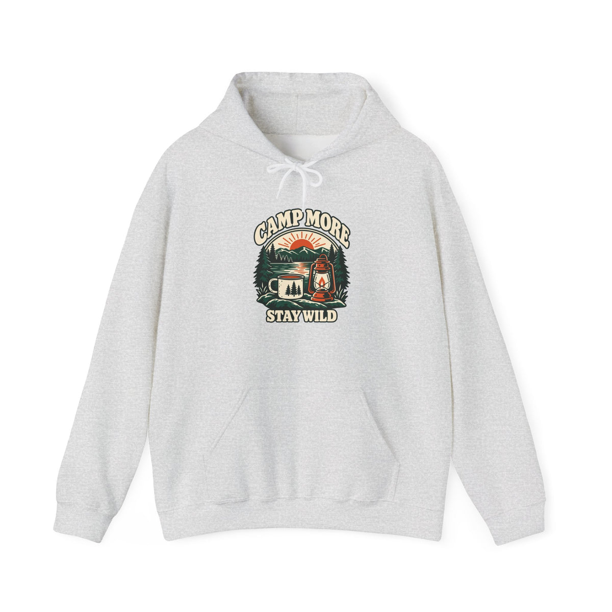 Hoodie plein air canadien « Camp More »