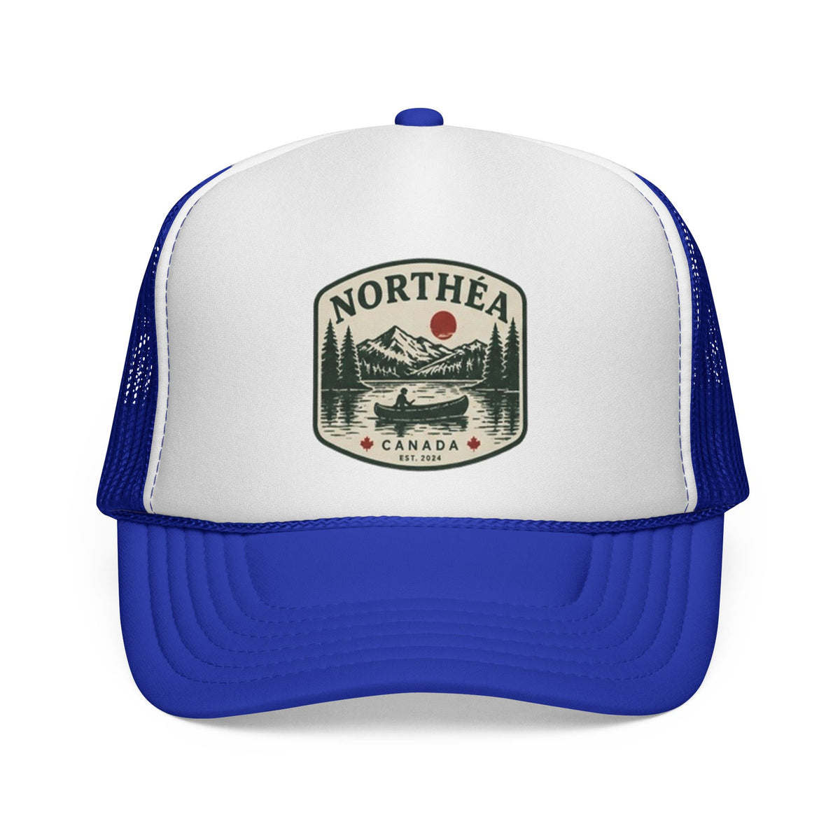 Casquette trucker canadienne « Lac et Canot »