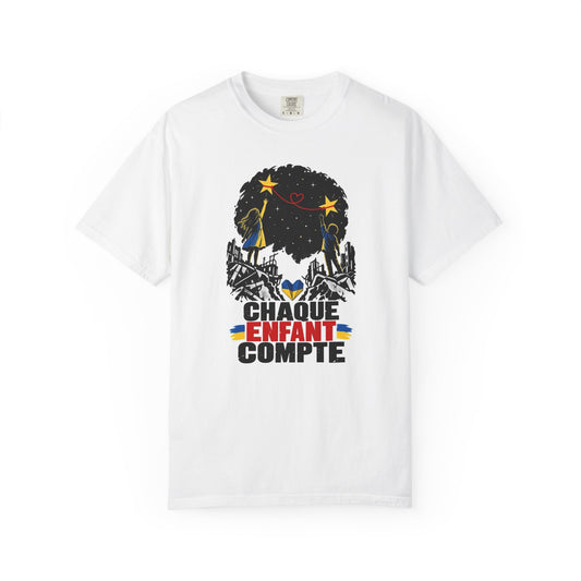T-shirt unisexe « Chaque enfant compte »