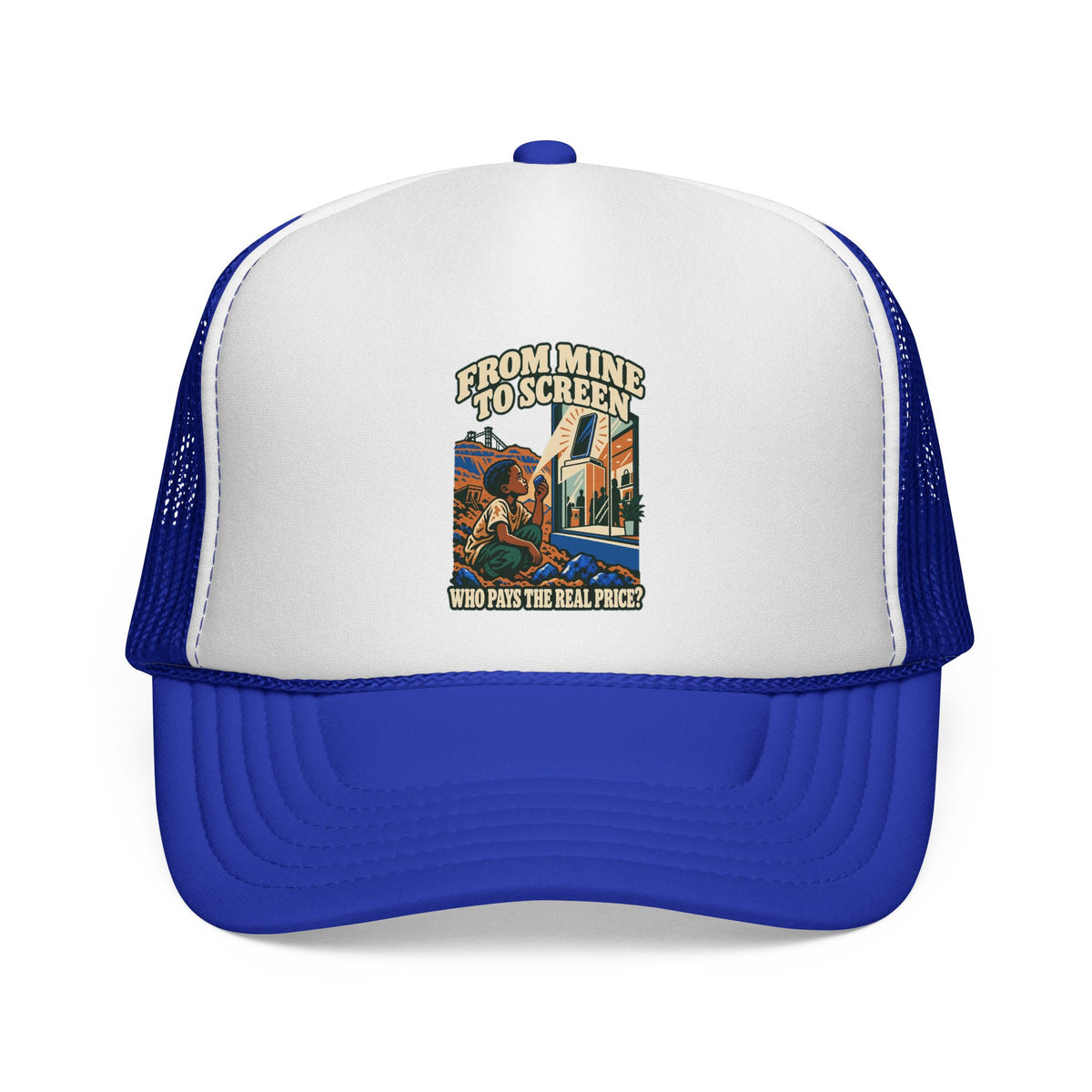 Casquette trucker message social « From Mine to Screen »