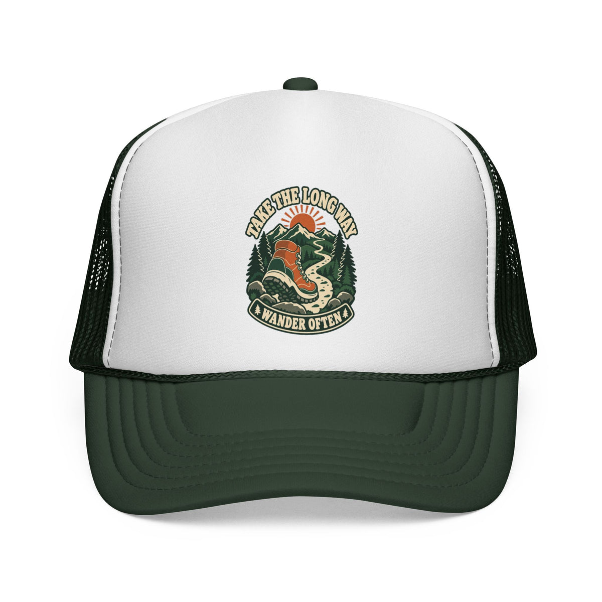 Casquette trucker plein air canadien « Take the Long Way »