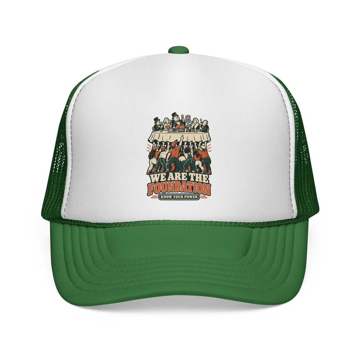 Casquette trucker message social « We Are the Foundation »