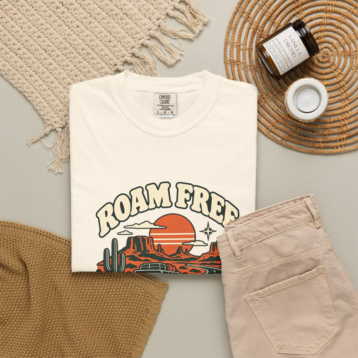 T-shirt plein air canadien « Roam Free »
