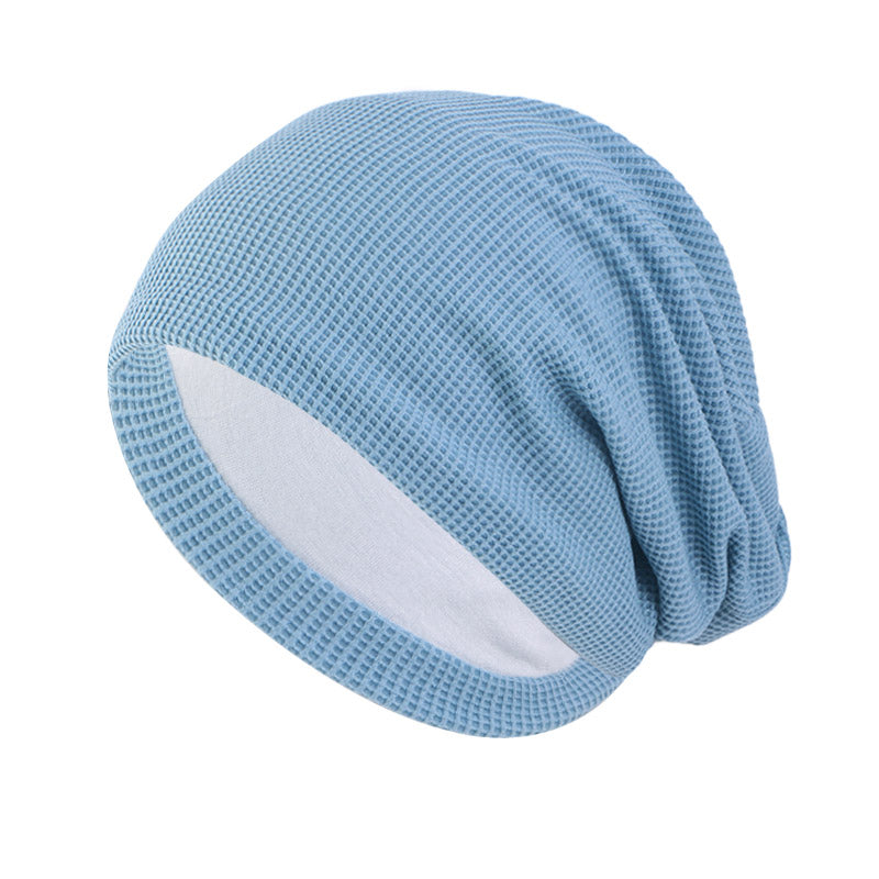 Bonnet en coton NORTHÉA – Bleu denim