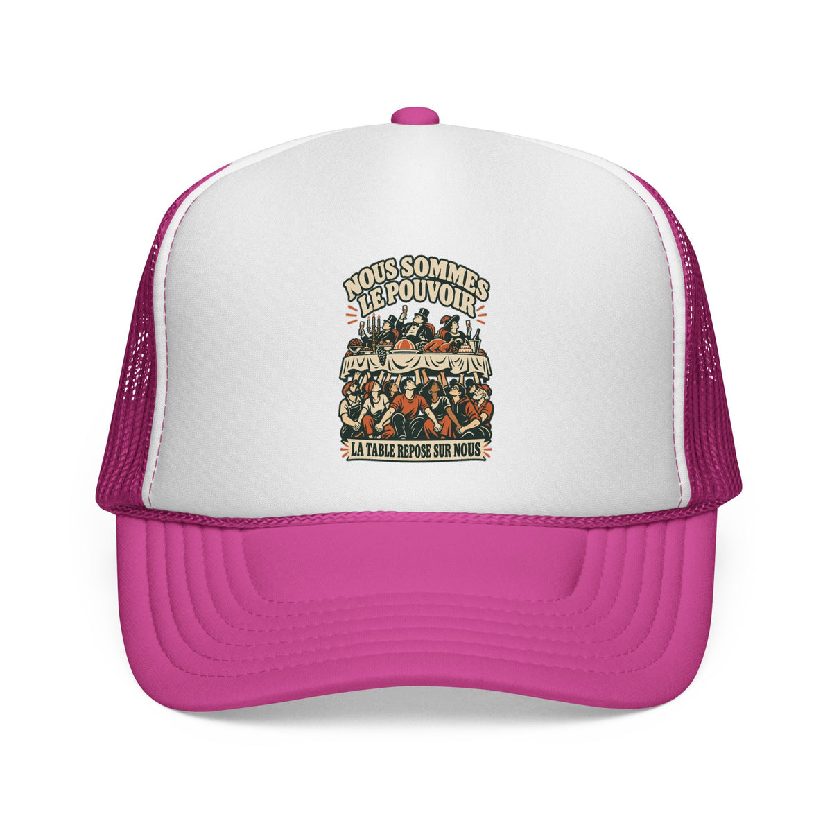 Casquette trucker message social « Nous sommes le pouvoir »
