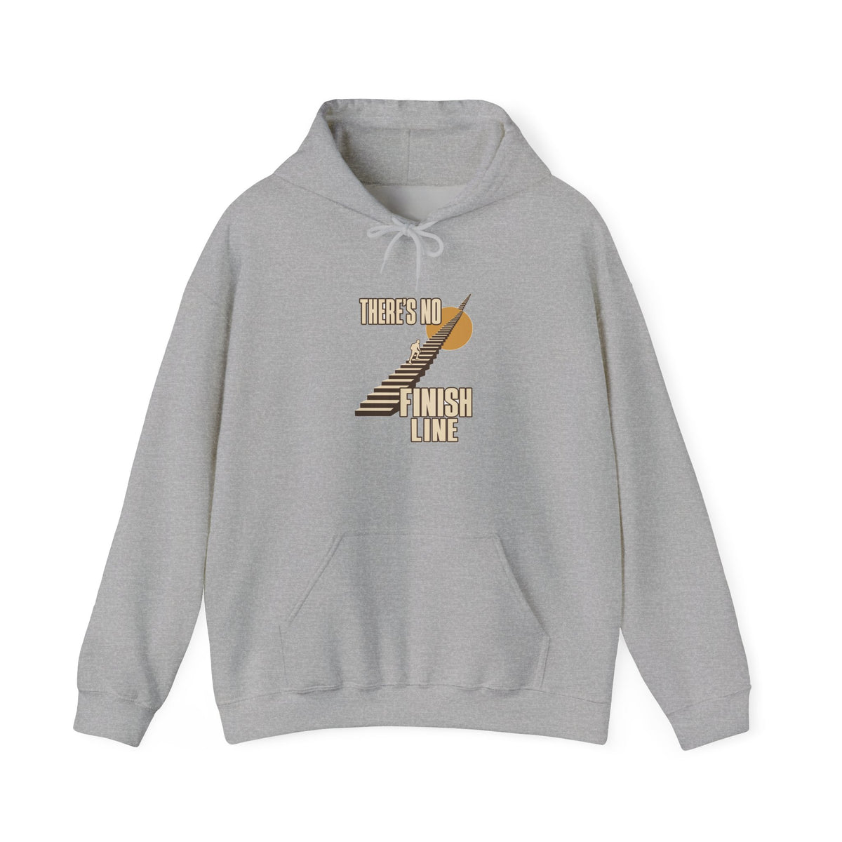 Hoodie course à pied rétro « Escalier »