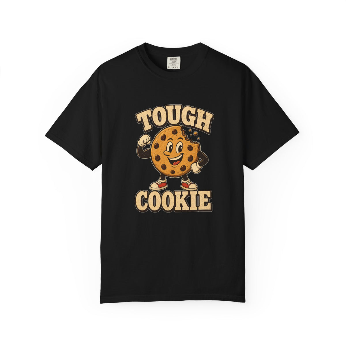 T-shirt rétro humour biscuit « Tough Cookie »