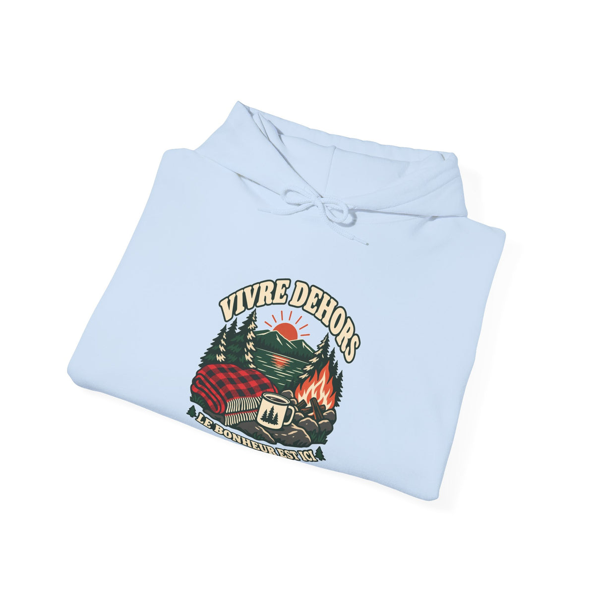 Hoodie plein air canadien « Vivre Dehors »