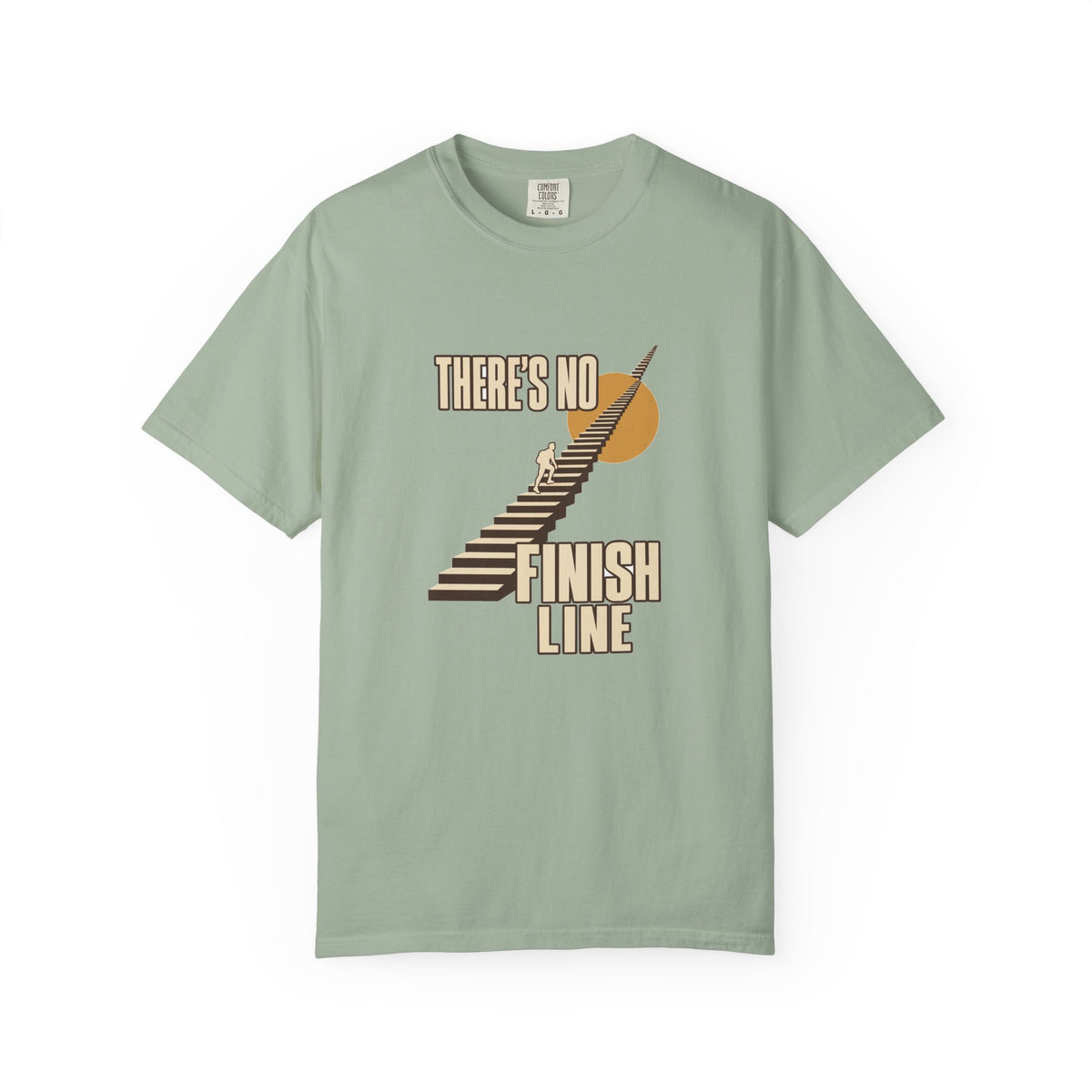 T-shirt course à pied rétro « Escalier »