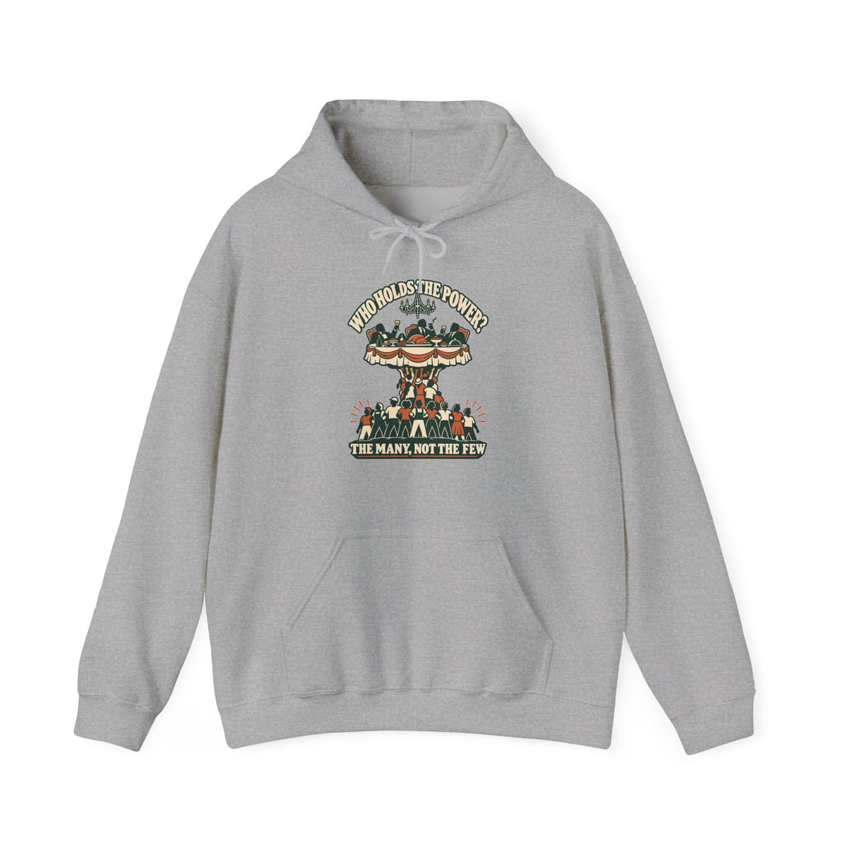 Hoodie message social « Who Holds the Power? »
