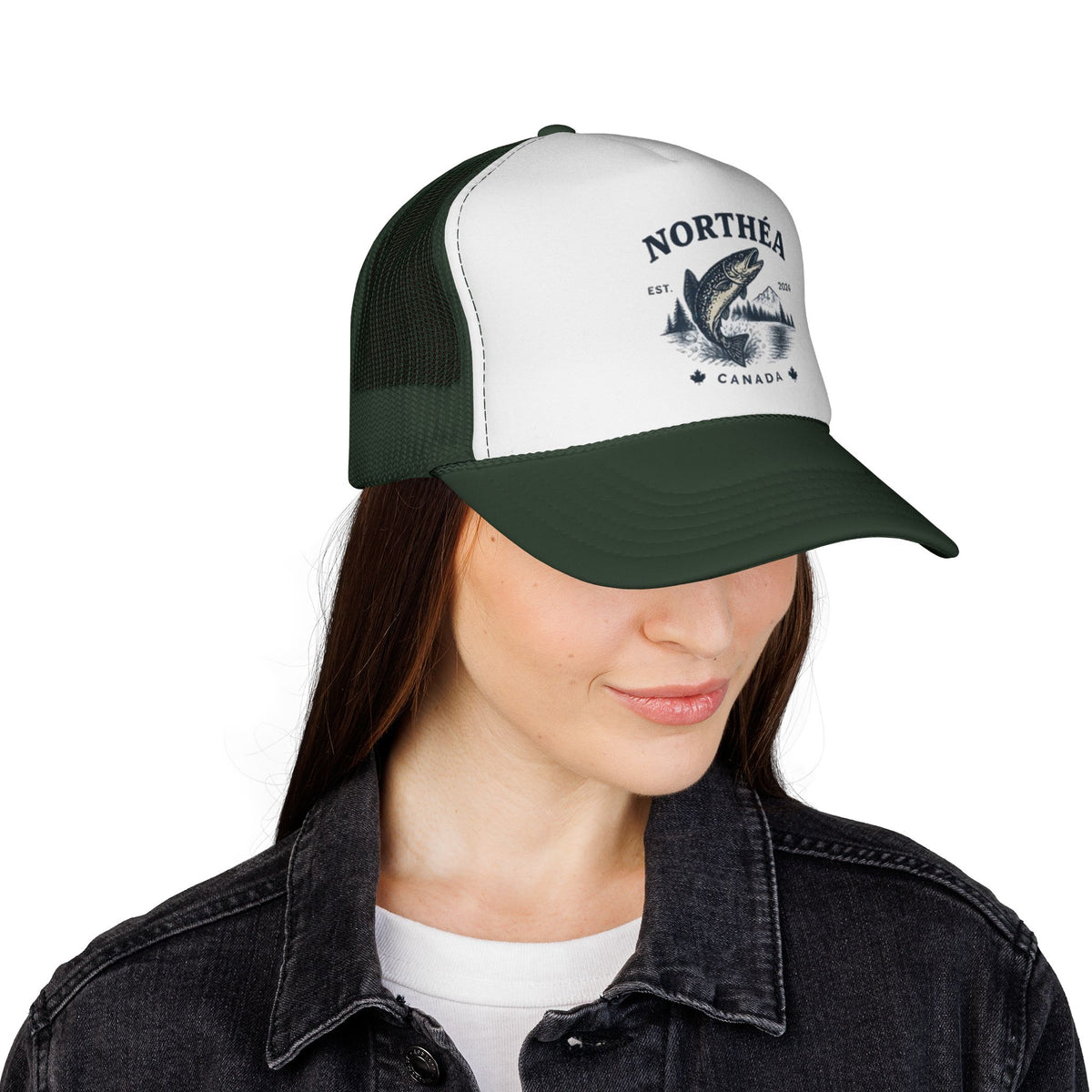 Casquette trucker canadienne « Truite »
