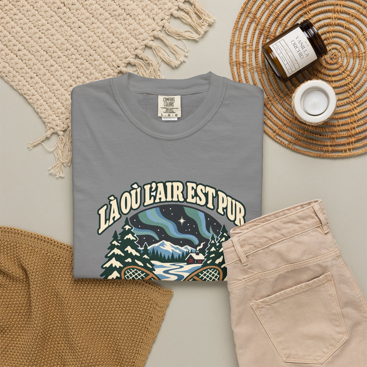 T-shirt plein air canadien « Hiver Canadien »