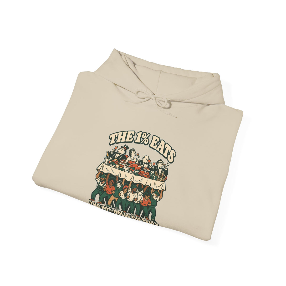 Hoodie message social « The 1% Eats »