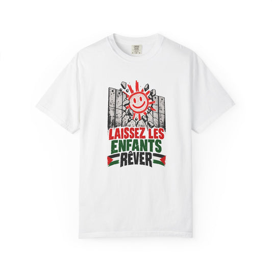 T-shirt unisexe « Laissez les enfants rêver »