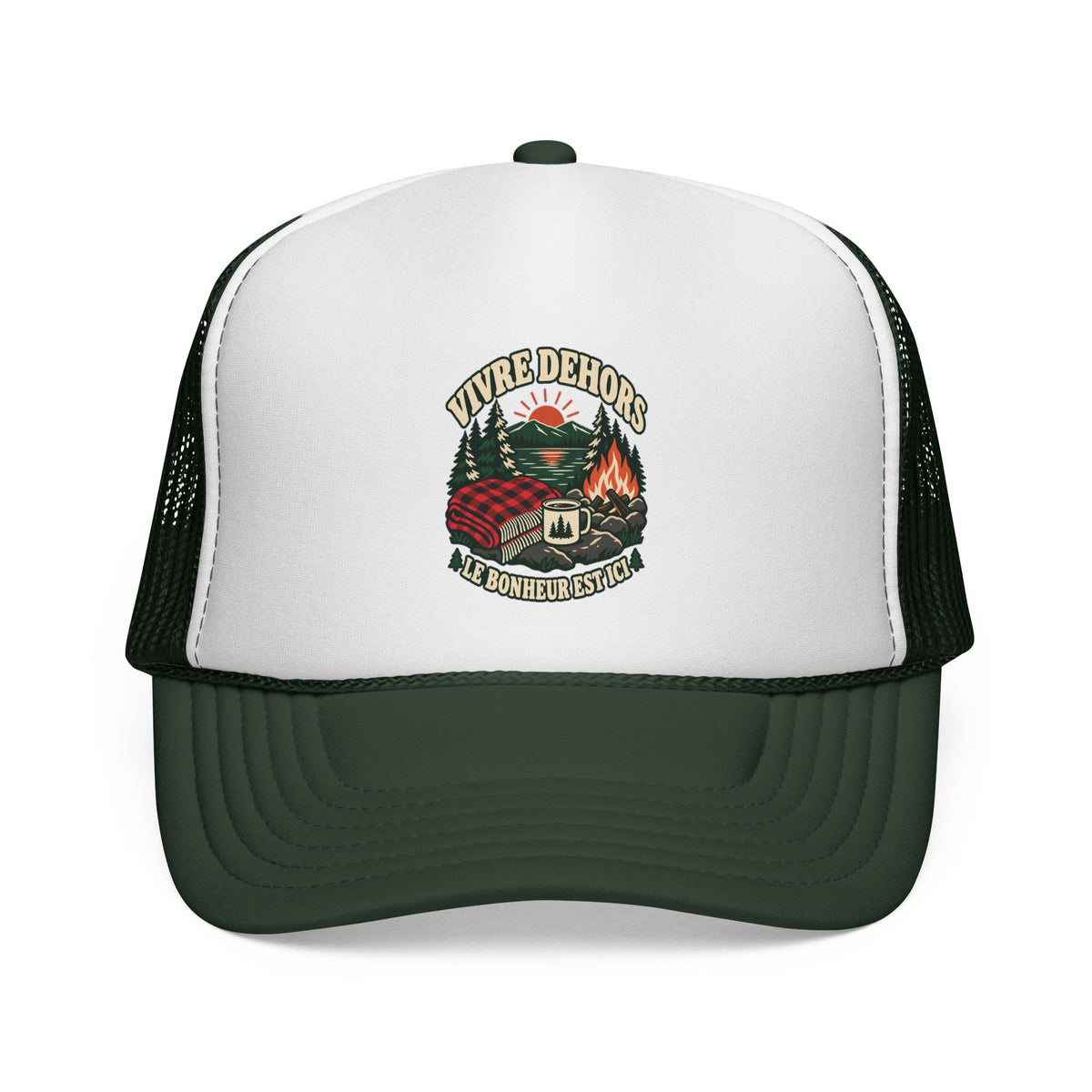 Casquette trucker plein air canadien « Vivre Dehors »