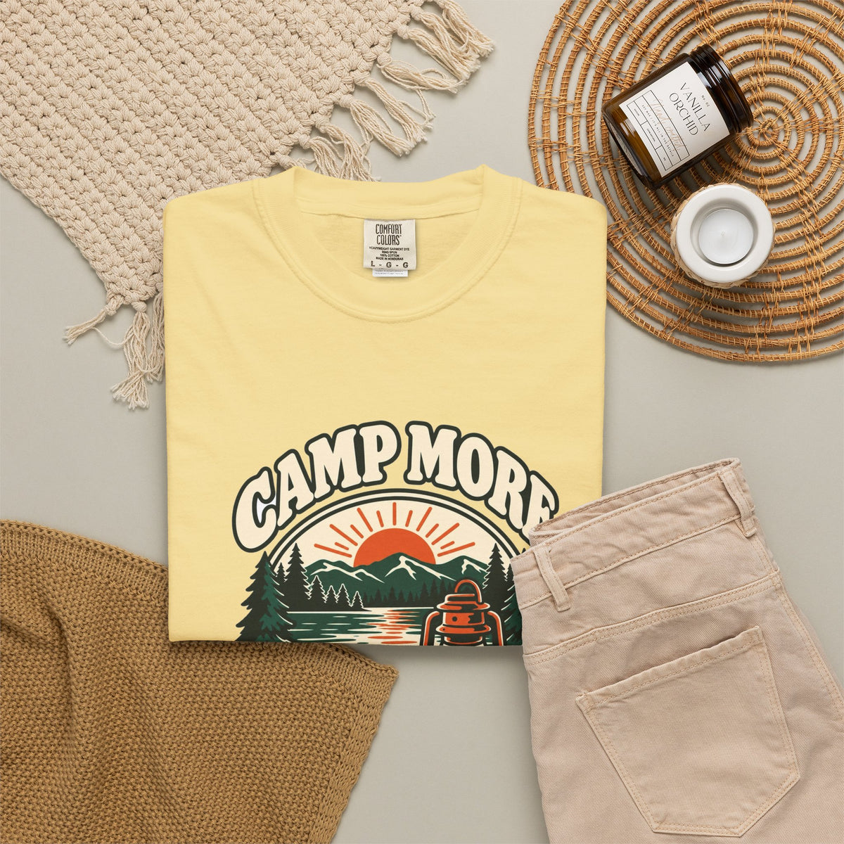 T-shirt plein air canadien « Camp More »