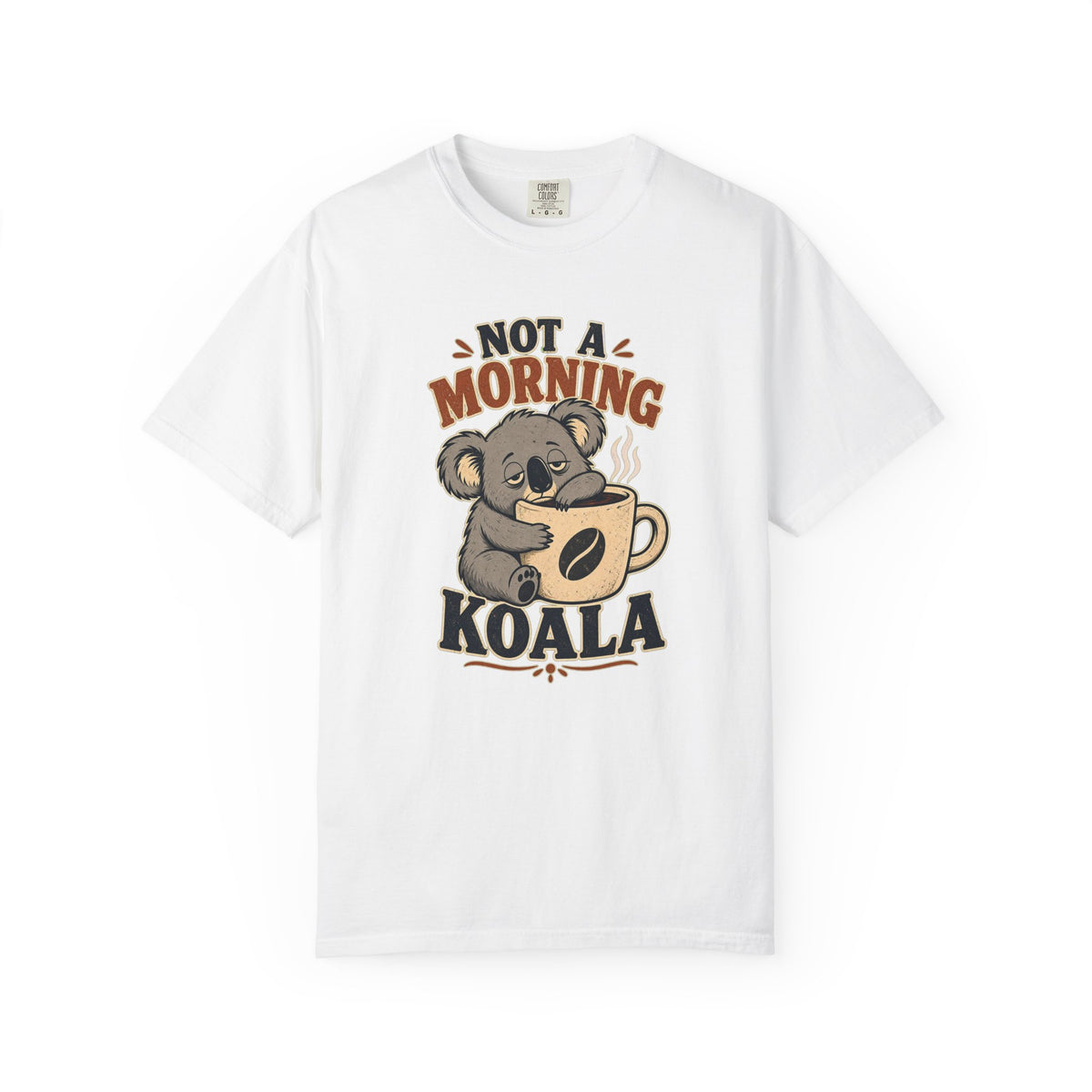 T-shirt rétro « Not a Morning Koala »