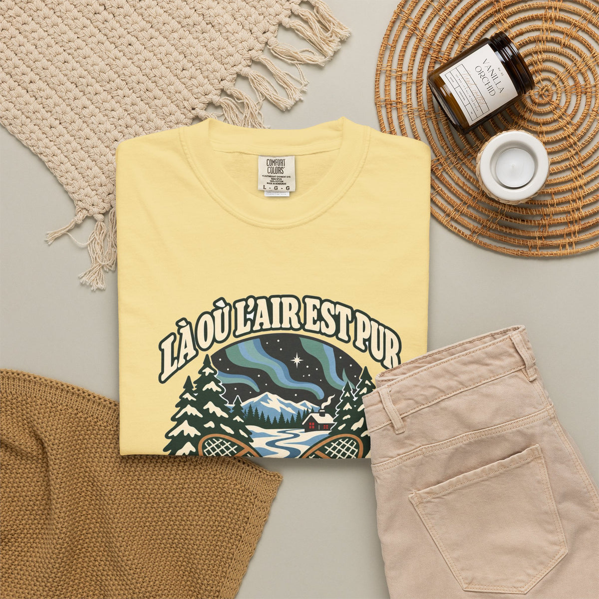 T-shirt plein air canadien « Hiver Canadien »