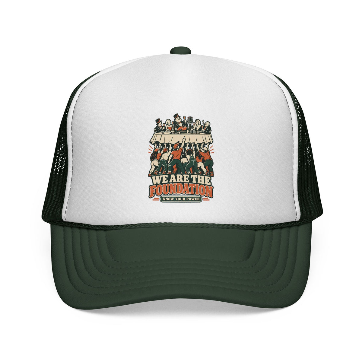 Casquette trucker message social « We Are the Foundation »
