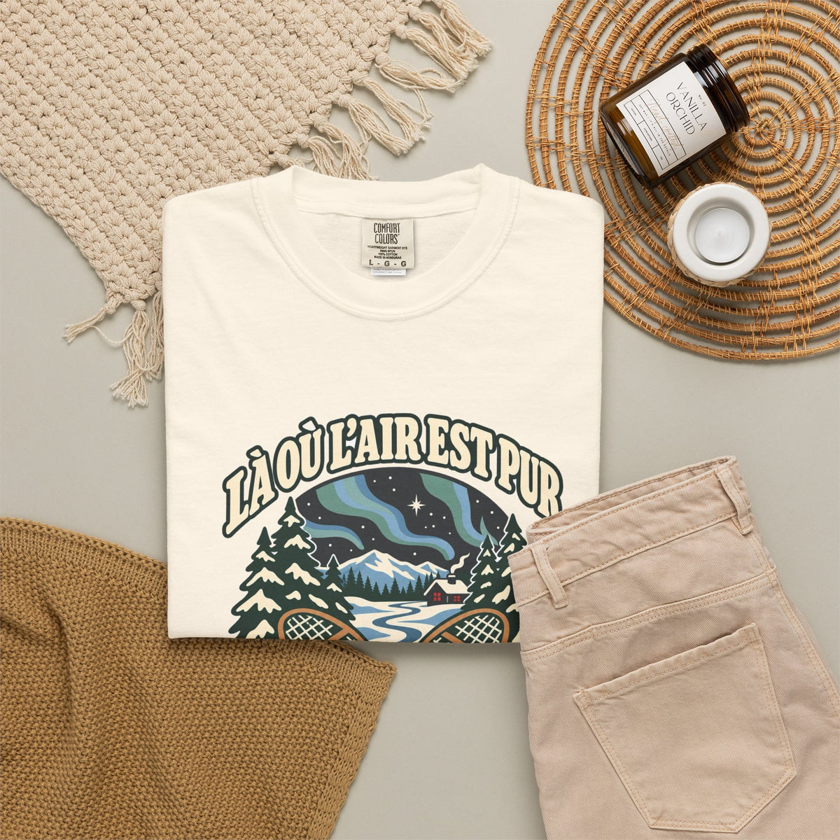 T-shirt plein air canadien « Hiver Canadien »