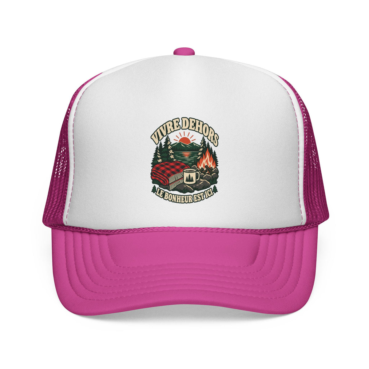 Casquette trucker plein air canadien « Vivre Dehors »