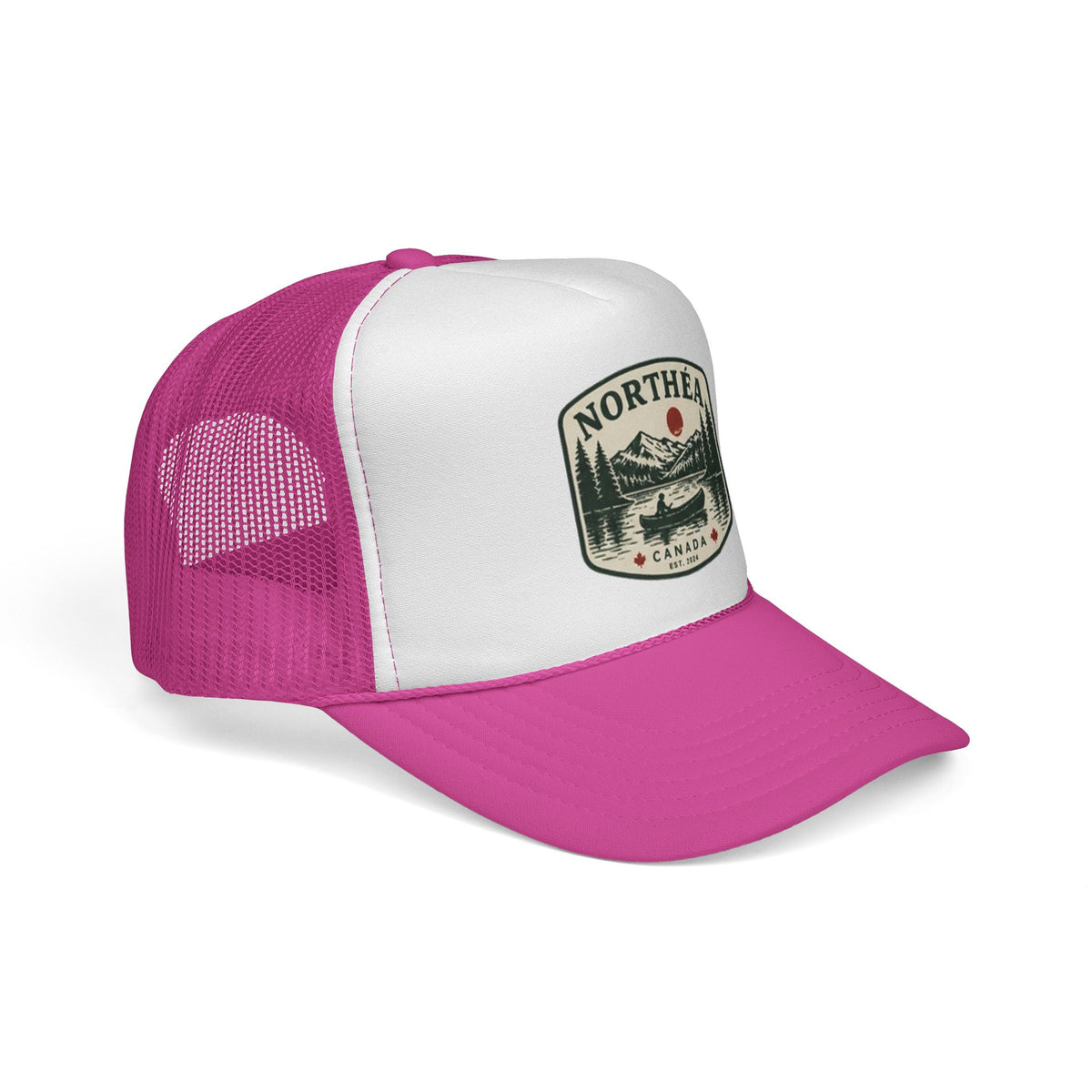 Casquette trucker canadienne « Lac et Canot »
