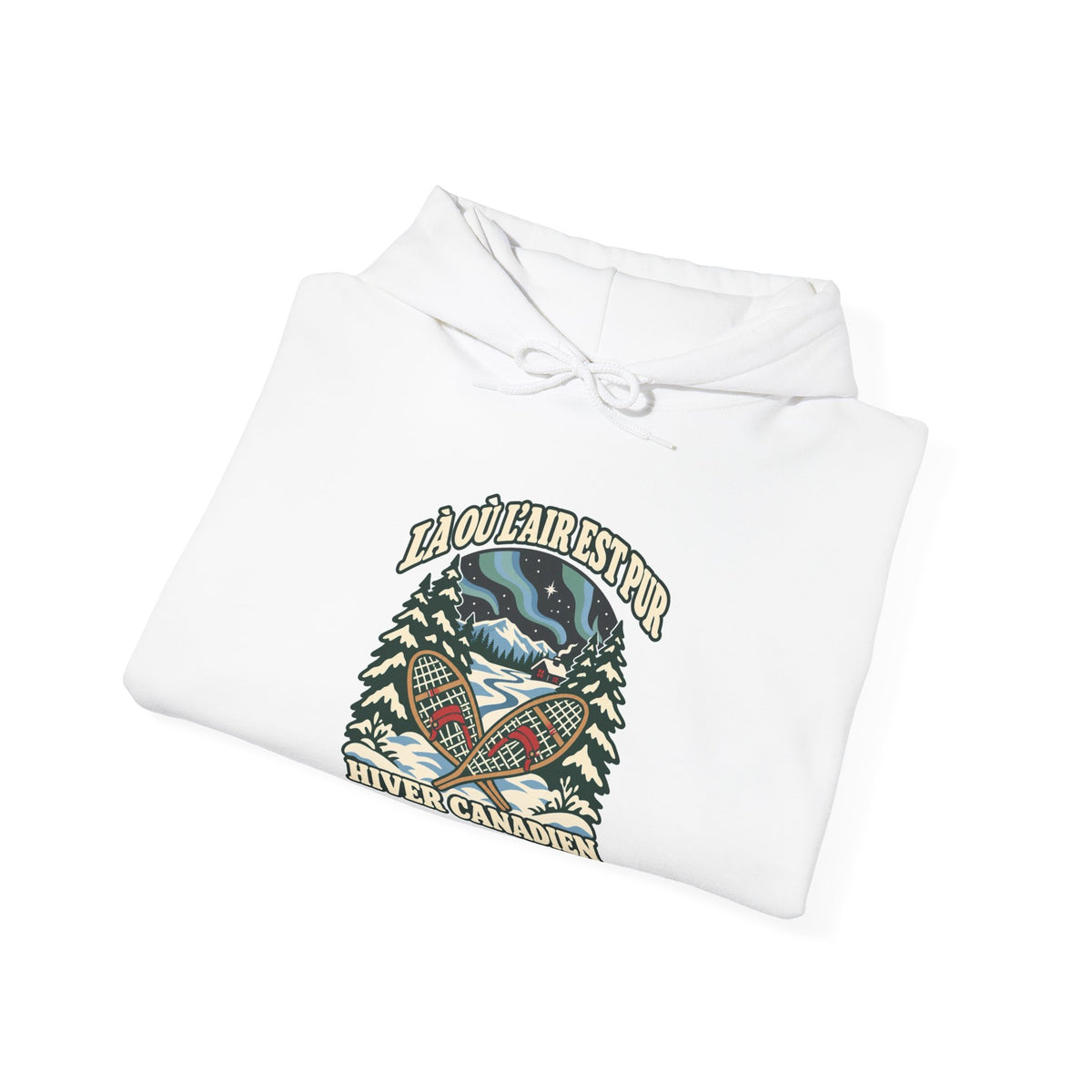 Hoodie plein air canadien « Hiver Canadien »