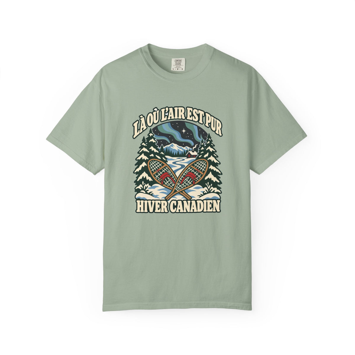 T-shirt plein air canadien « Hiver Canadien »