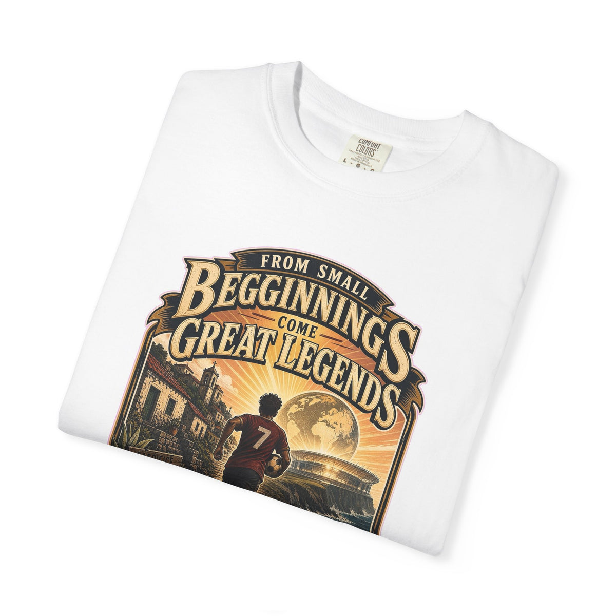 T-shirt soccer motivation « From Small Beginnings »