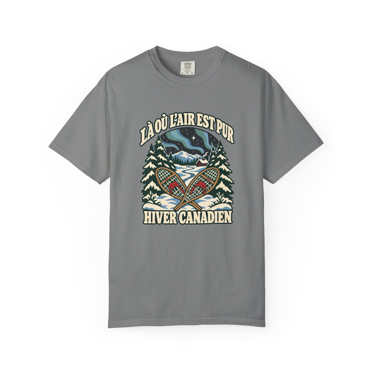 T-shirt plein air canadien « Hiver Canadien »