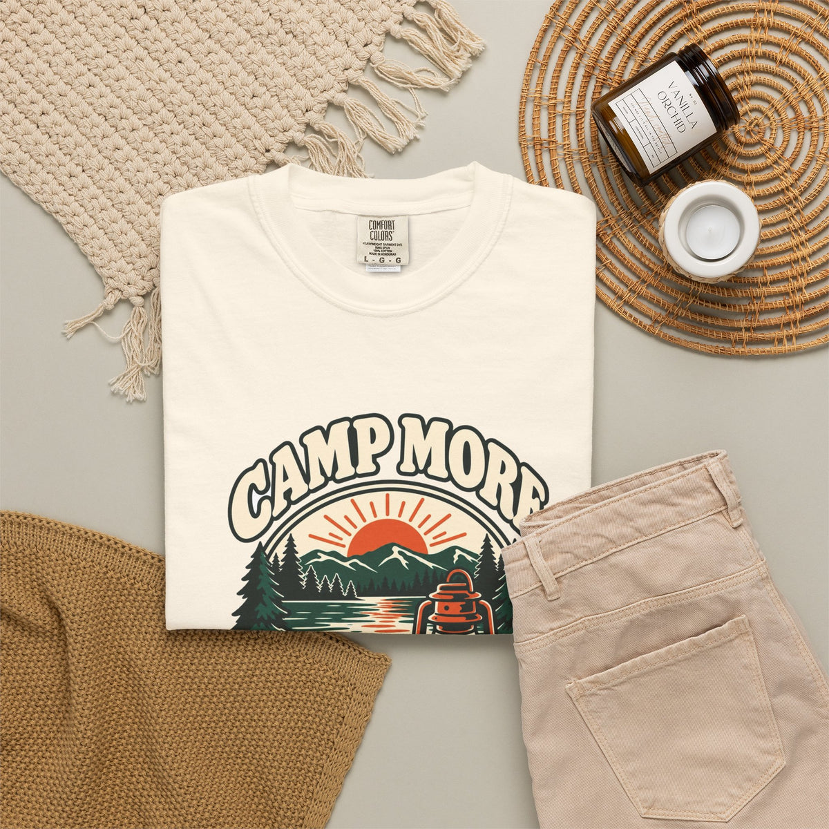 T-shirt plein air canadien « Camp More »